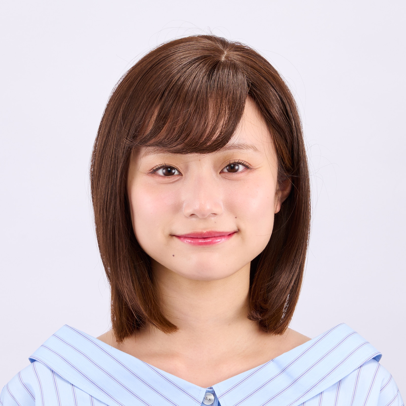 部分ウィッグ】 NAVANA 前髪ありストレートボブ [ダークブラウン