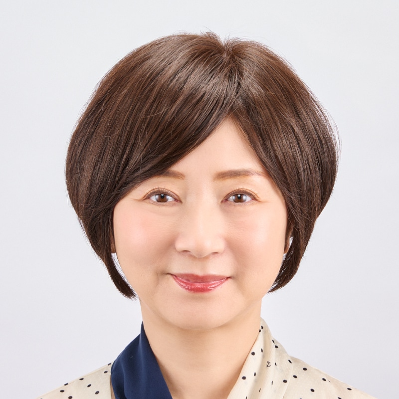 月*人様 アデランスFONTAINダークブラウンmopefleur人毛ショートボ フルウィッグ】(人毛ミックス)ナチュラルボブ［ブラウン］Raffine TRN2