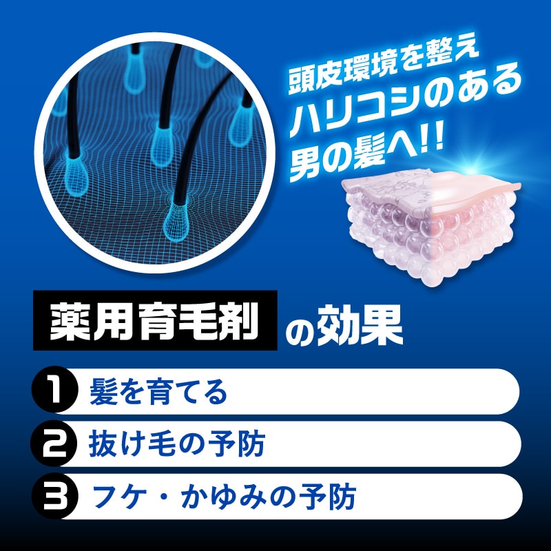 ヘアリプロ薬用スカルプシャンプー&コンディショナー&グロウ β 3点セット (ギガオイリー)
