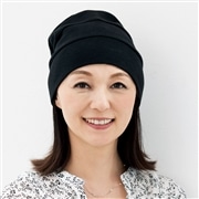  医療用（脱毛時用）帽子・ルーズワッチ（ブラック）｜7062