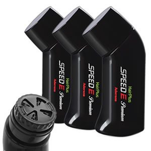  ヘアプラス スピードＥプレミアム　パウダー（ブラック） ３本セット