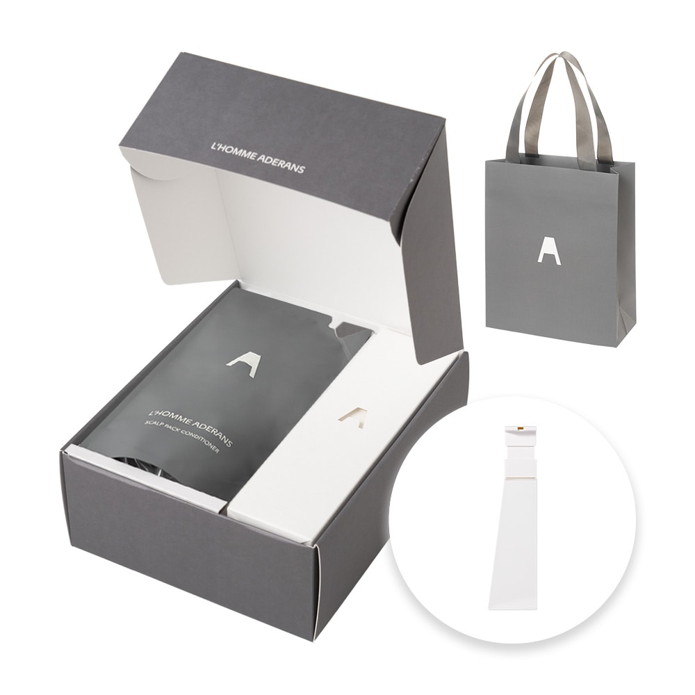 ロムアデランスギフトセット スカルプコンディショナー&ディスペンサー（ホワイト）