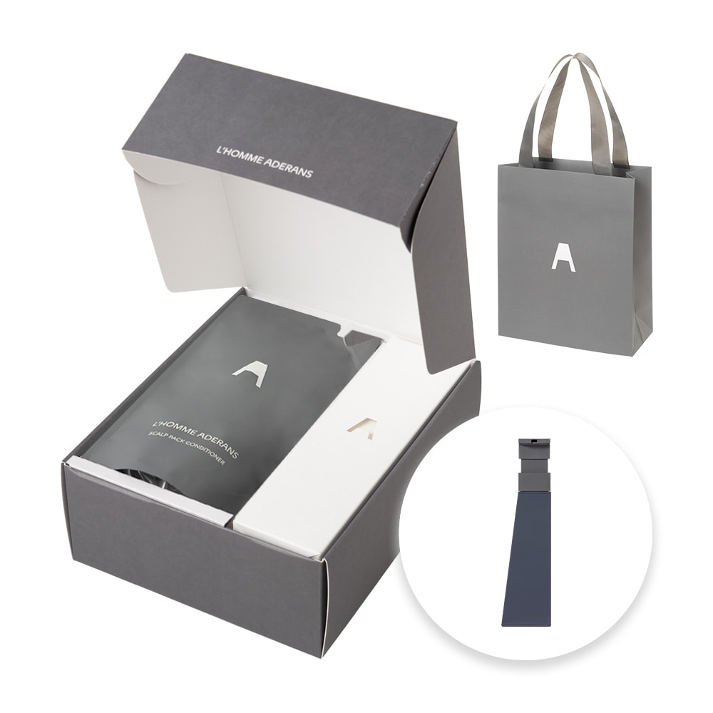 ロムアデランスギフトセット スカルプコンディショナー&ディスペンサー（ネイビー）