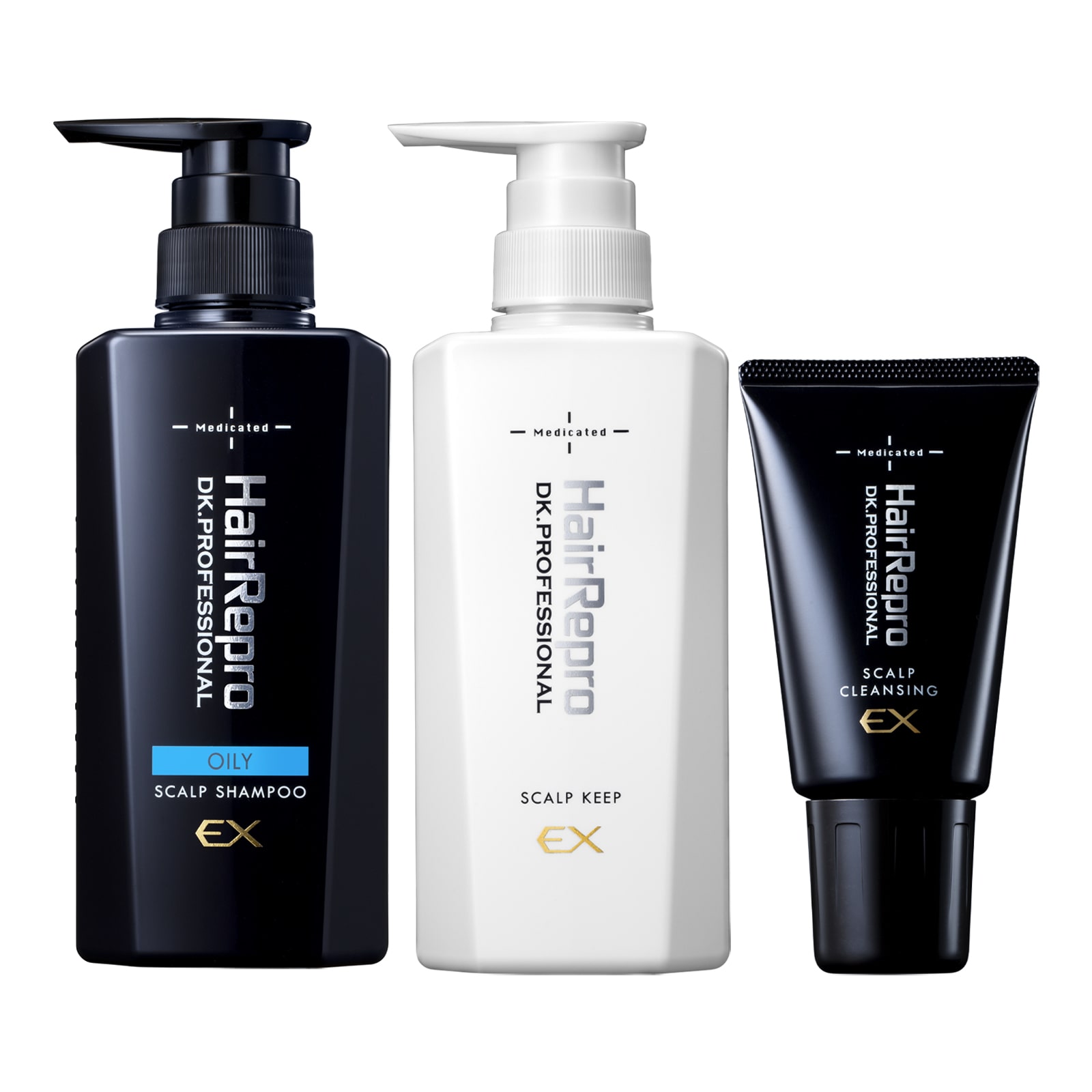 【旧モデル】ヘアリプロ EX 薬用スカルプ3点セット (オイリー)