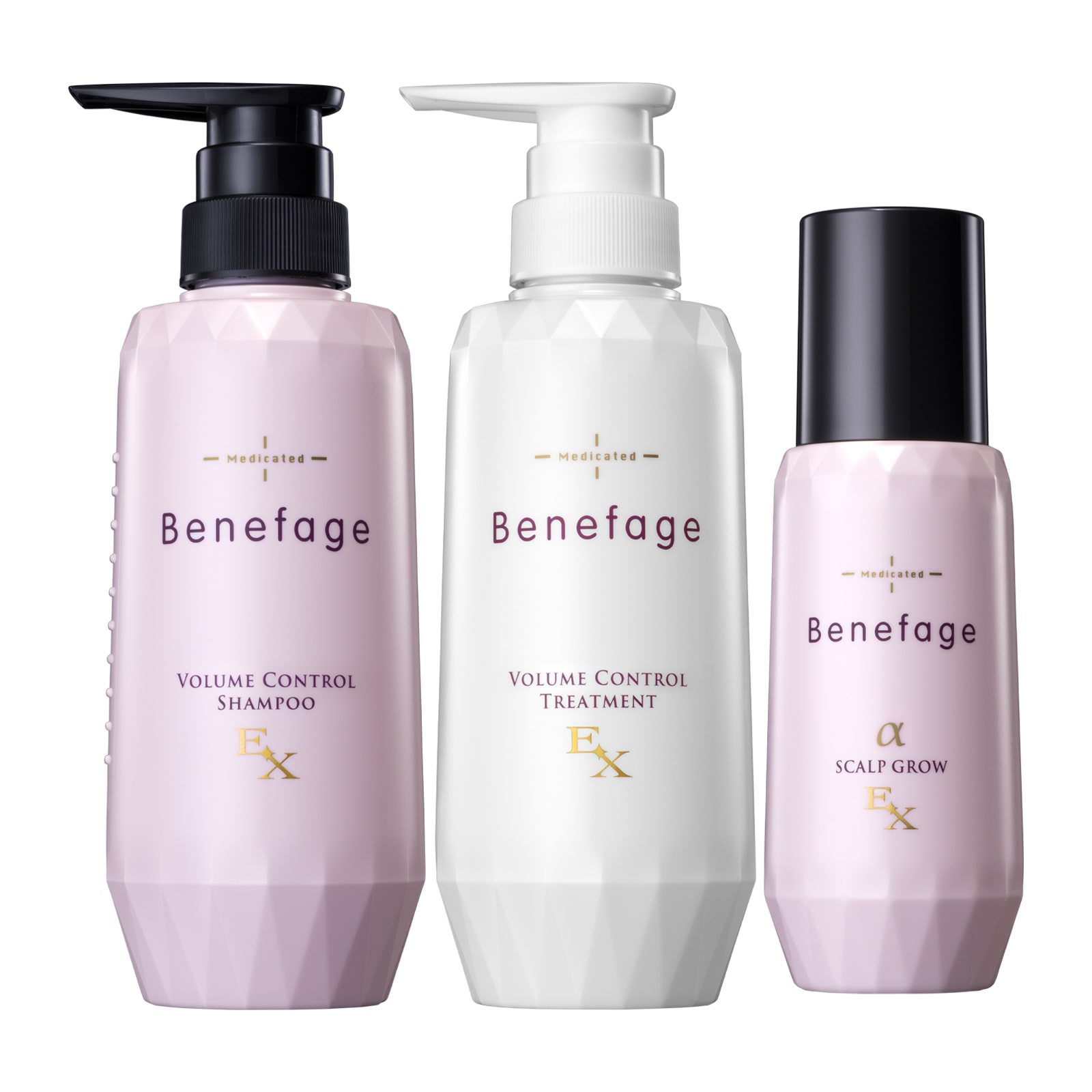 【旧モデル】ベネファージュ EX 育毛α3点セット （ボリューム）