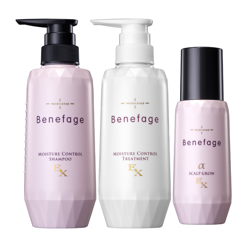【旧モデル】ベネファージュ EX 育毛α3点セット（モイスチャー）