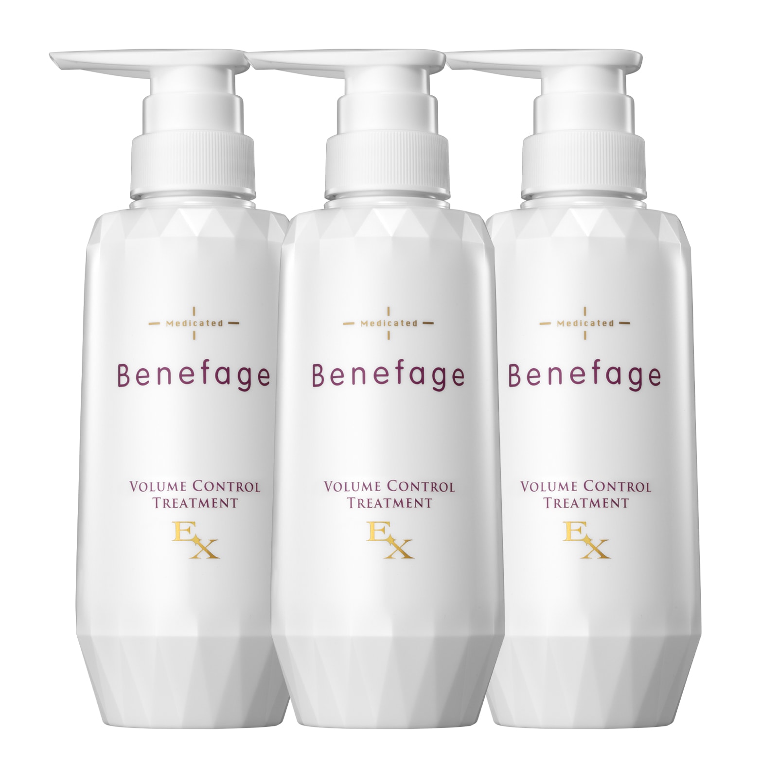 【旧モデル】ベネファージュ 薬用ボリュームコントロールトリートメントEX 3本セット