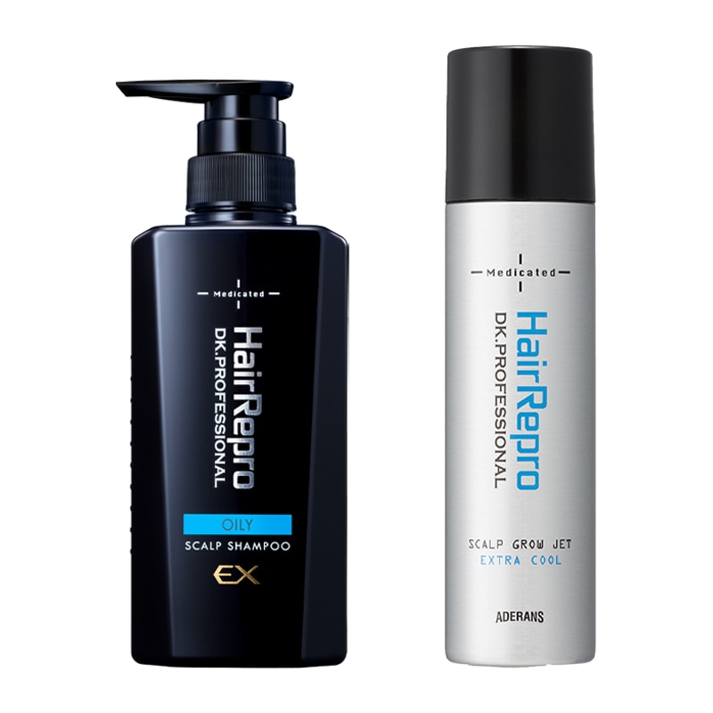 【旧モデル】ヘアリプロ 薬用スカルプシャンプーEX(オイリー) & 薬用スカルプJET