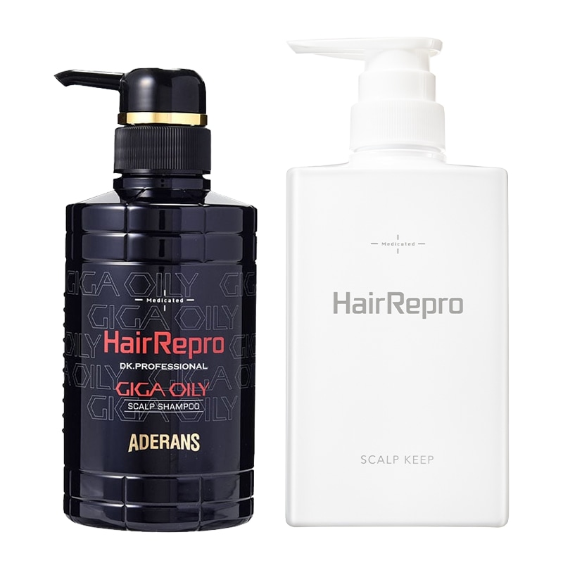 ヘアリプロ薬用スカルプシャンプー＆コンディショナー2点セット （ギガオイリー）