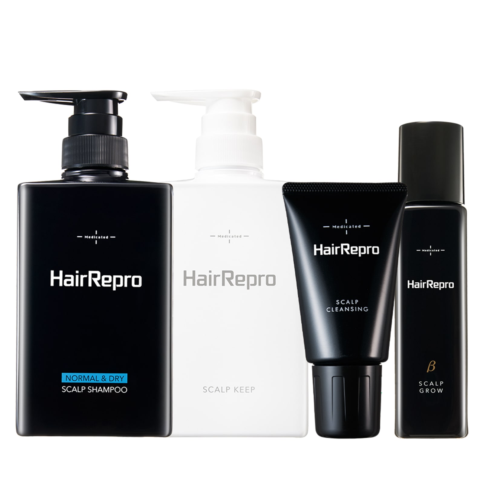 ヘアリプロ薬用スカルプ オールインワン β 4点セット （ノーマル＆ドライ）