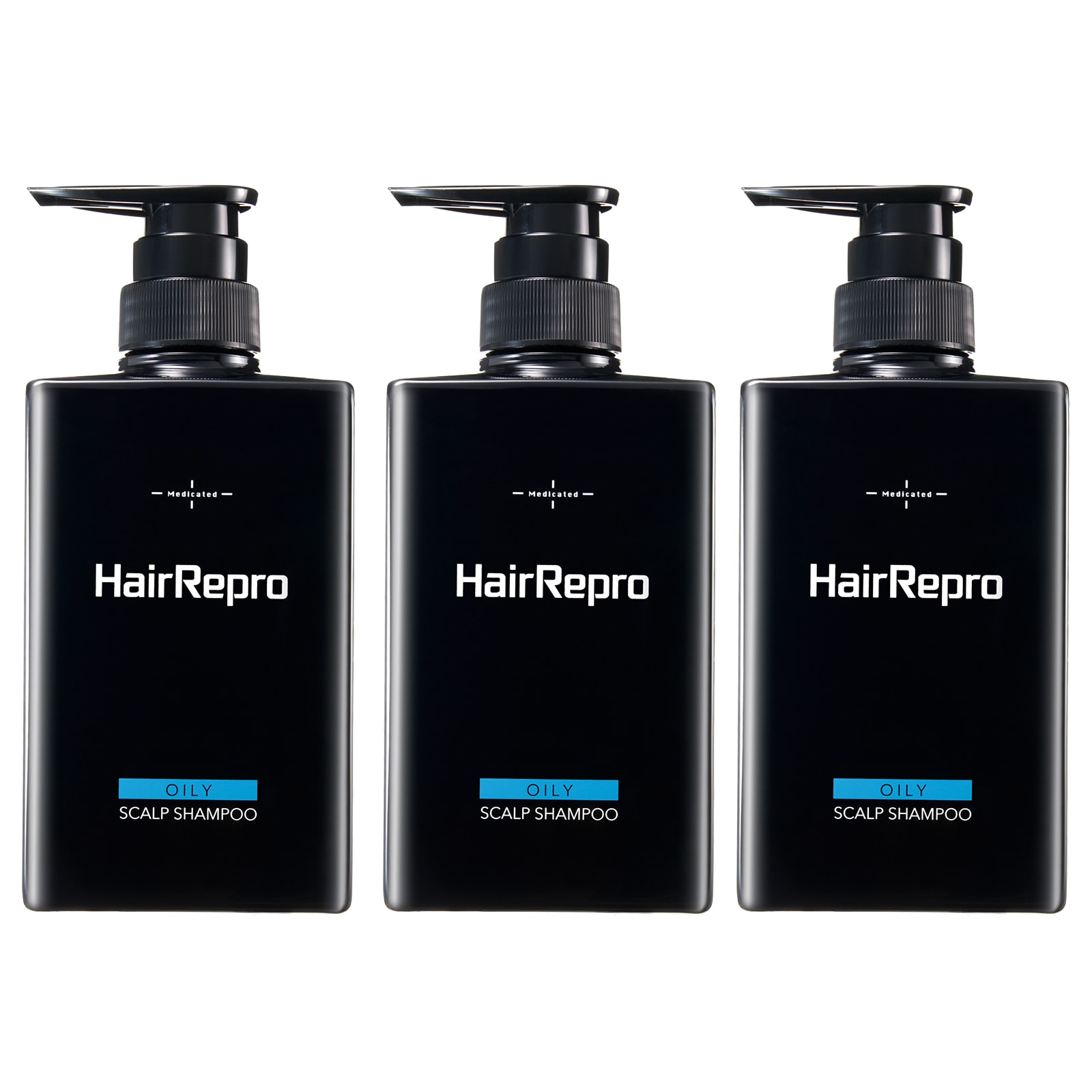 ヘアリプロ薬用スカルプシャンプー 3本セット （オイリー）