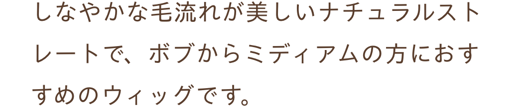 白髪隠しウィッグ ナチュラル美人ウィッグ