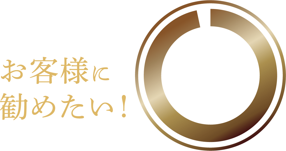 「エレガンジェット」をお客様に勧めたい! 96.9%