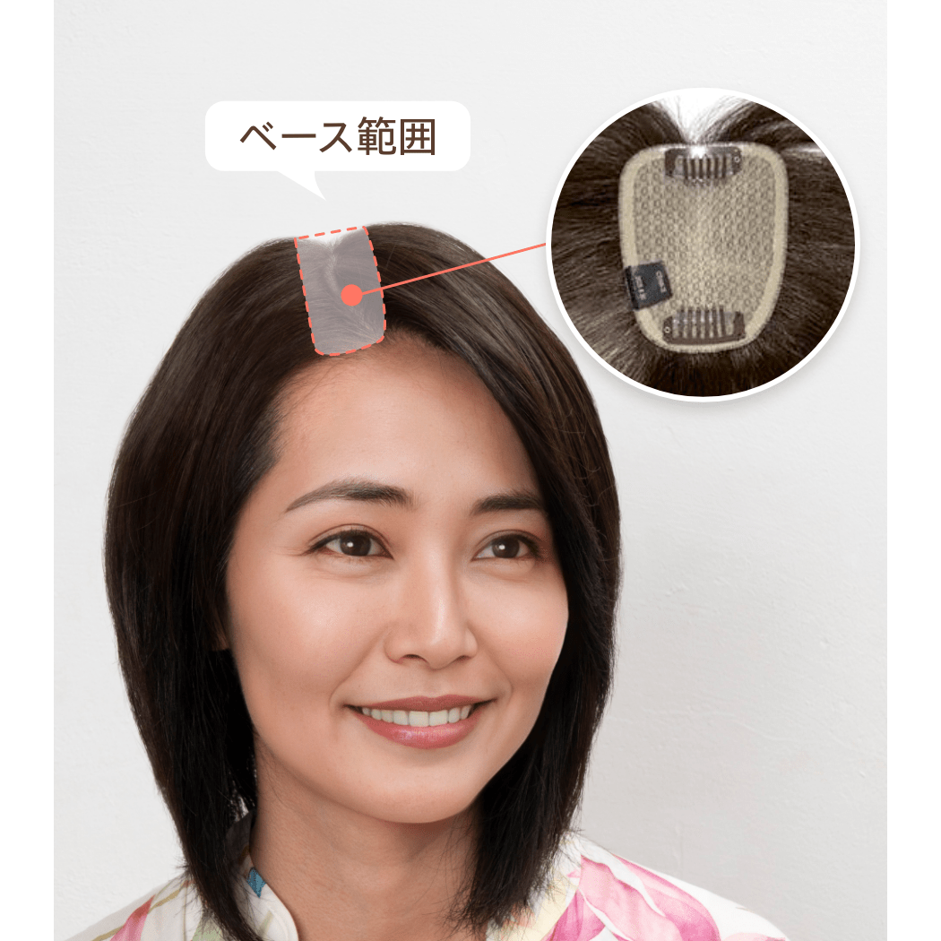 アデランスから新登場！ふわっと立体感。おしゃれ3Dカラー部分ウィッグ