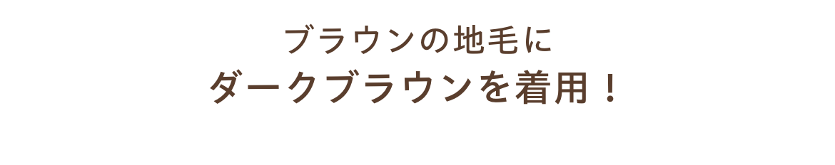 お出かけ前にさっと装着。気になる白髪・分け目をふんわり自然にカバー