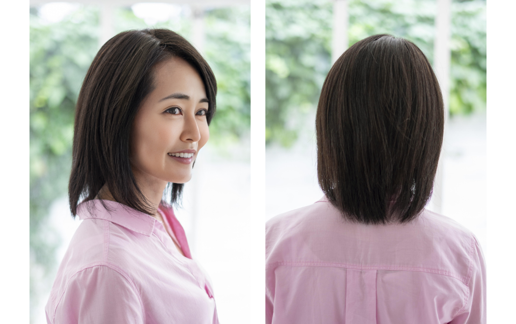 白髪隠しウィッグ ふわリッチ