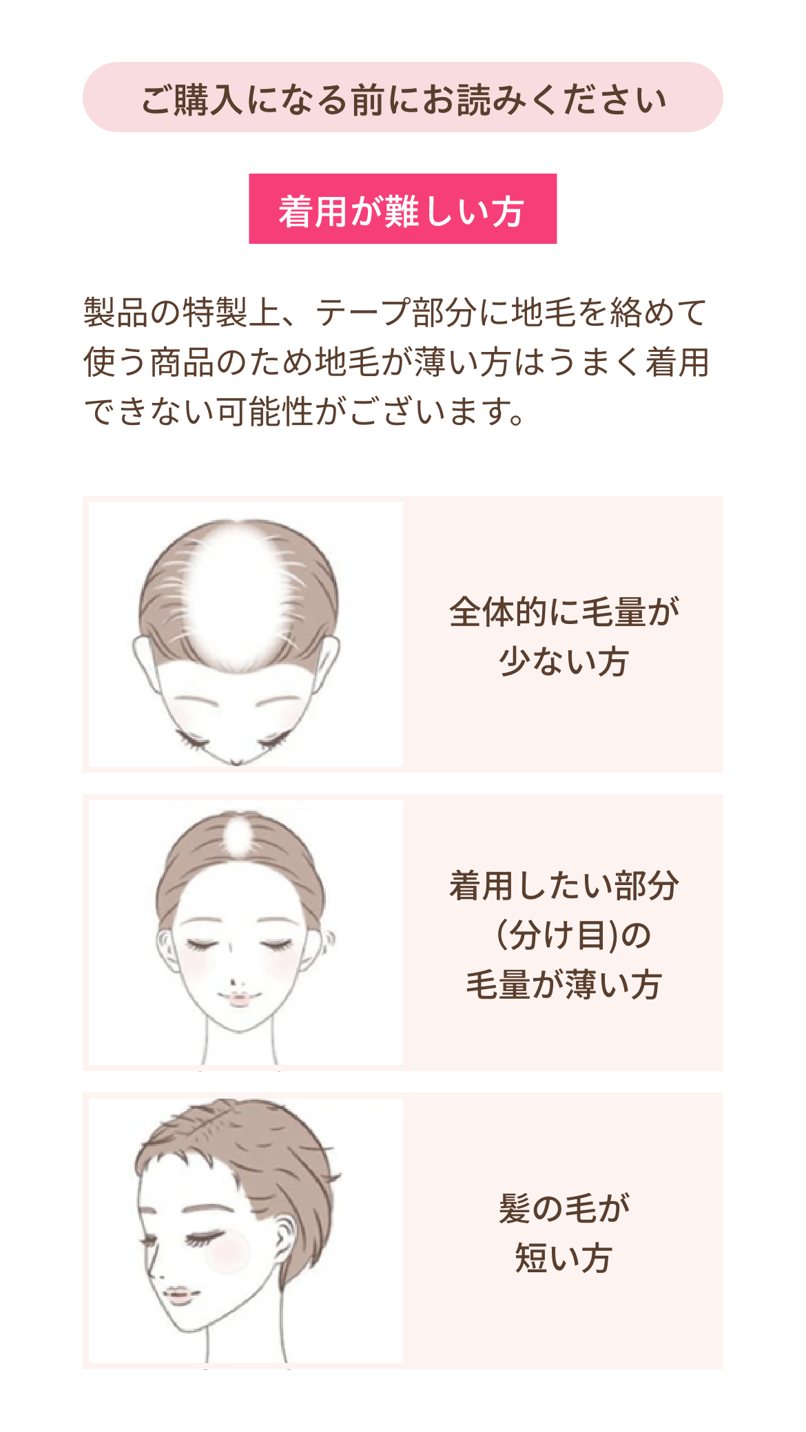 お取り扱いの注意