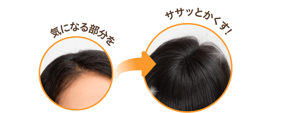 気になる部分をささっと隠す！