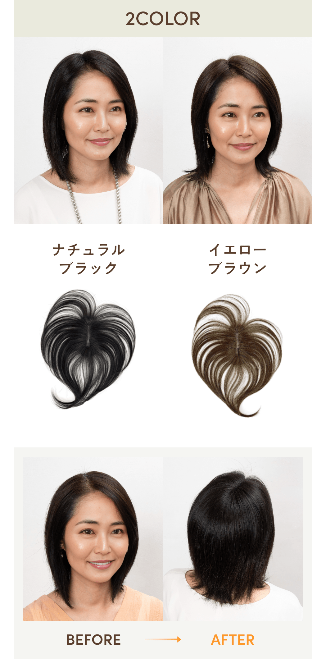 ウィッグデビューにおすすめ！スターター4点セット