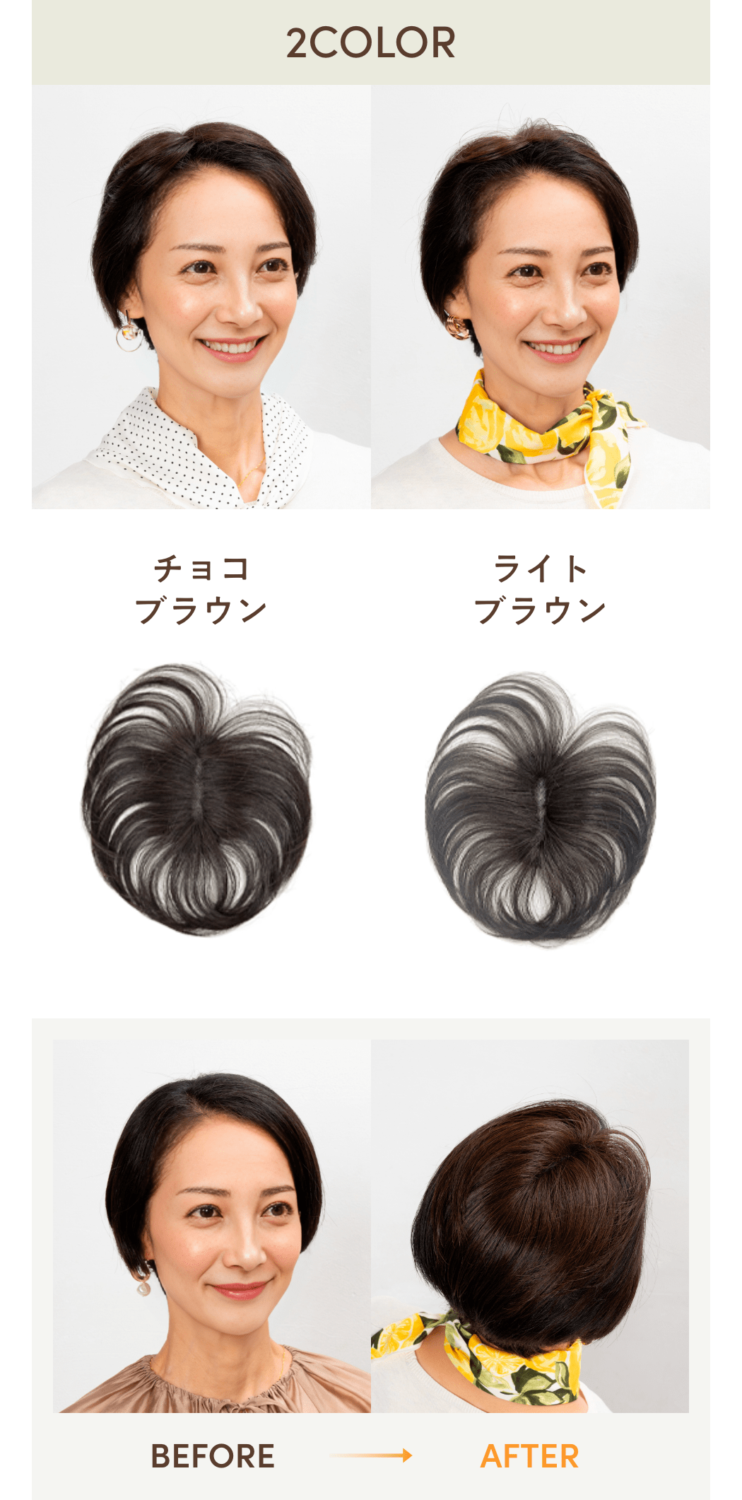 ウィッグデビューにおすすめ！スターター4点セット