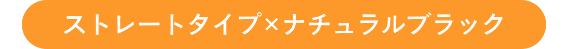 ストレートタイプ×ナチュラルブラック